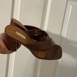 Brown heels